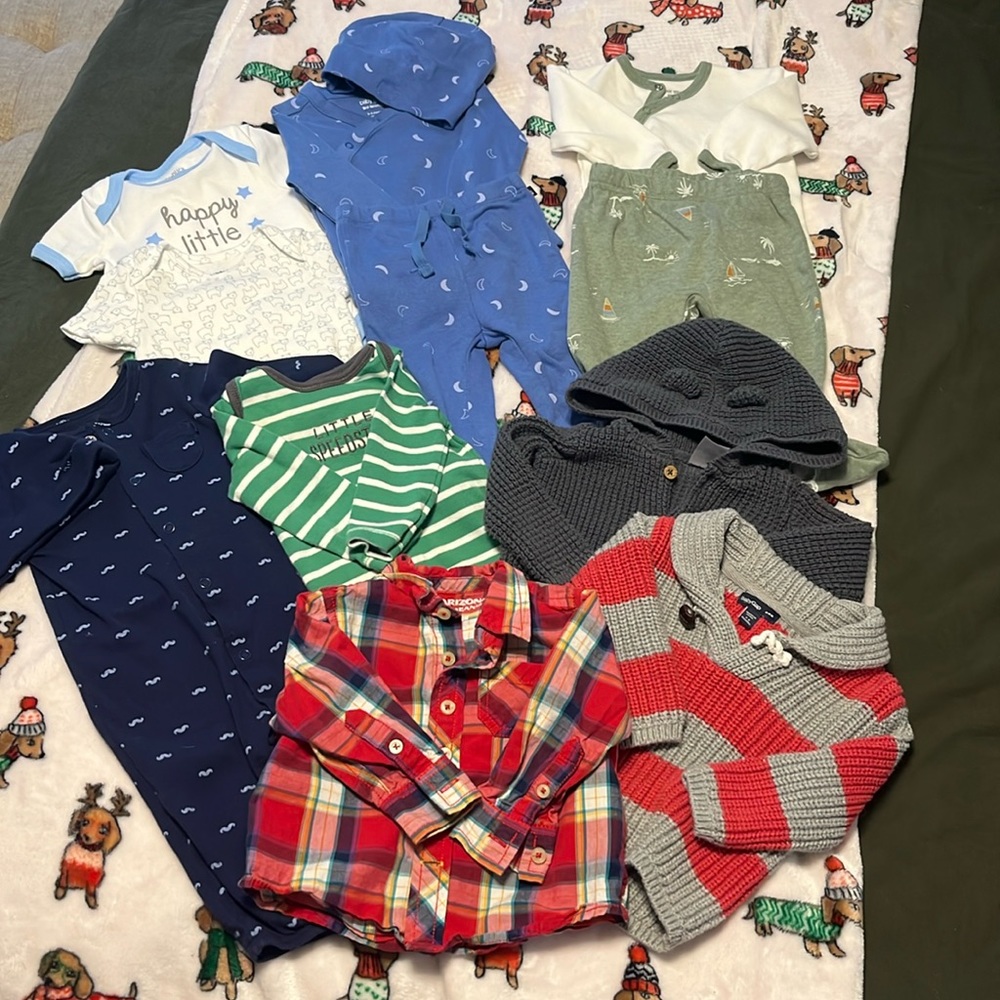 3-6 month baby clothing